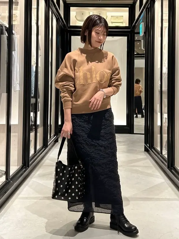 Chloe(クロエ)】 コットンフリース製スウェット｜PARIGOT ONLINE