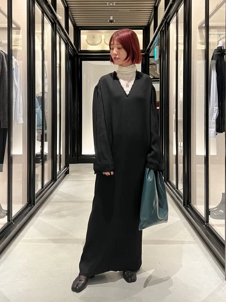 TOTEME(トーテム)】 Broad sable dress black｜PARIGOT ONLINE（パリゴ