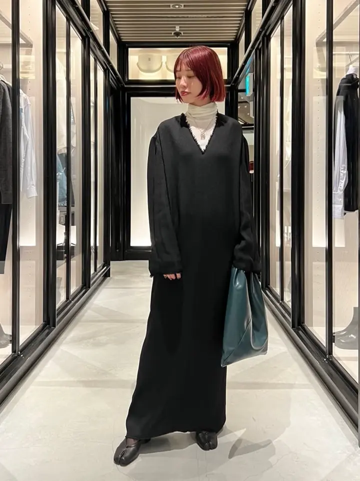 TOTEME(トーテム)】 Broad sable dress black｜PARIGOT ONLINE（パリゴ