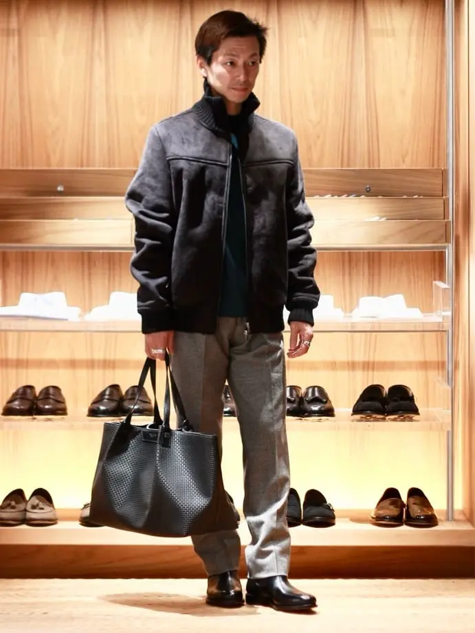 Gran Sasso グランサッソ⭐︎ムートン×ニットコンビネーションブルゾン GLORYGUY & Cachette｜SDI精神が宿るGranSasso/グランサッソの