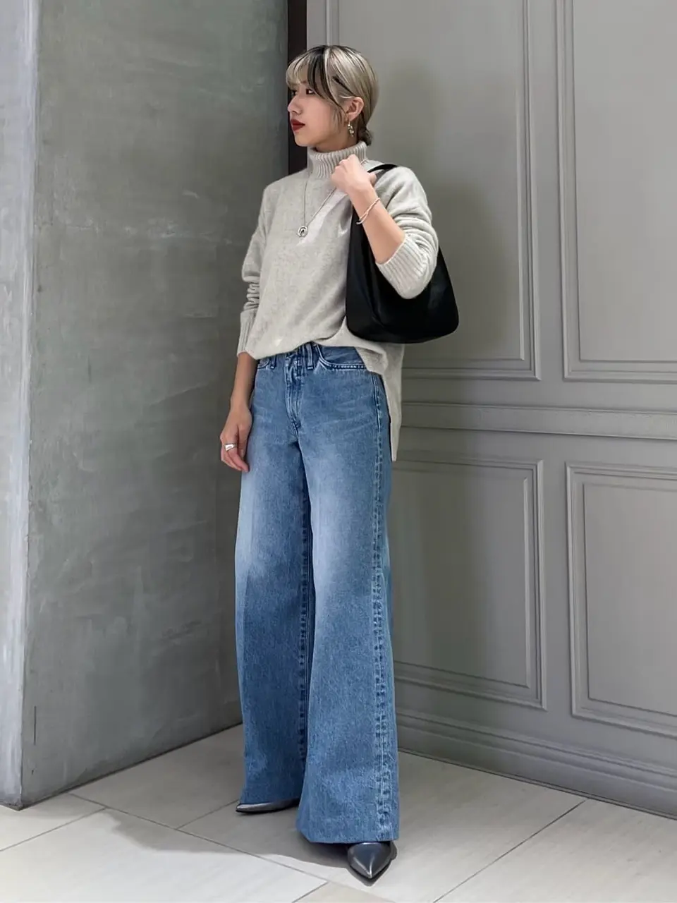 【新品タグ付】サイズ31／TANAKA THE WIDE JEAN TANAKA / タナカ | THE WIDE JEAN TROUSERS - VINTAGE BLUE