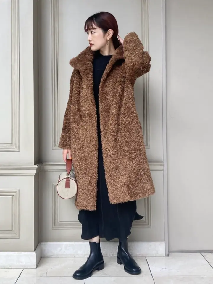 タグ付新品HERNO 24AW SOFT FAUX FUR COAT HERNO(ヘルノ)】CURLY FAUX FUR COAT｜PARIGOT ONLINE（パリゴオンライン）