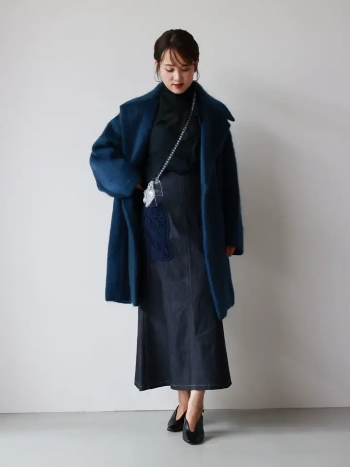 Mame Kurogouchi(マメ クロゴウチ)】 Cord Embroidery Detail Denim