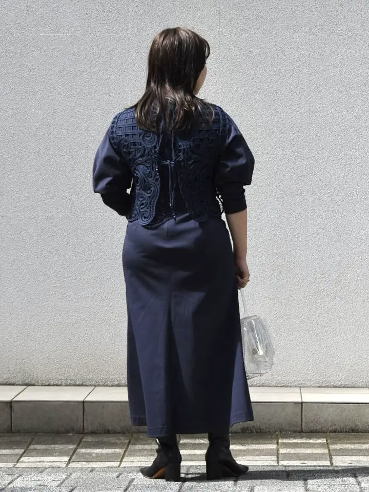 Mame Kurogouchi(マメ クロゴウチ)】 Cotton Jersey Flared Dress