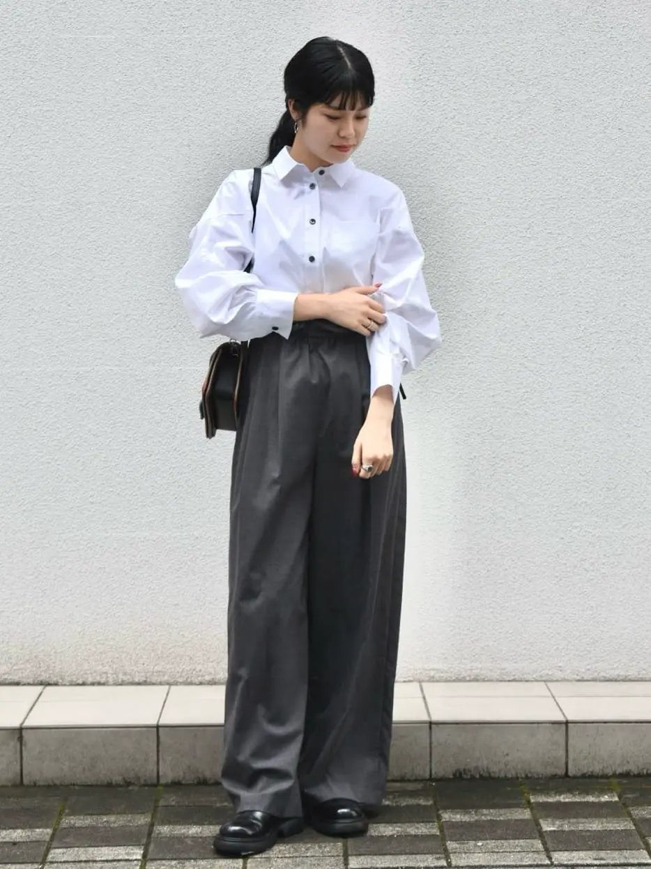 ENFOLD(エンフォルド)】 DOUBLE‐WASTE WIDE‐ PANTS｜PARIGOT ONLINE