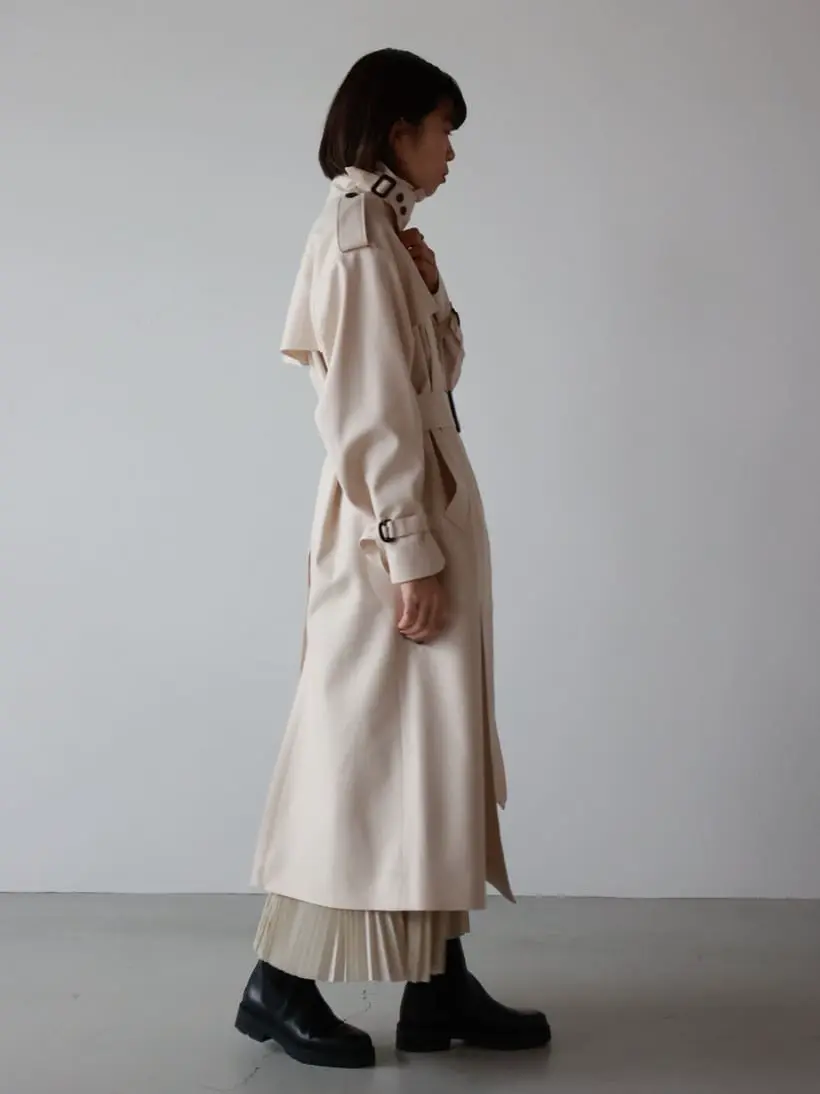 HYKE(ハイク)】FLANNEL TRENCH COAT｜PARIGOT ONLINE（パリゴオンライン）