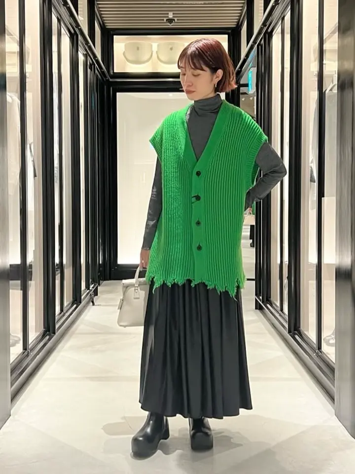 MARNI(マルニ)】 ブラック レザー製 チャンキー クロッグブーツ