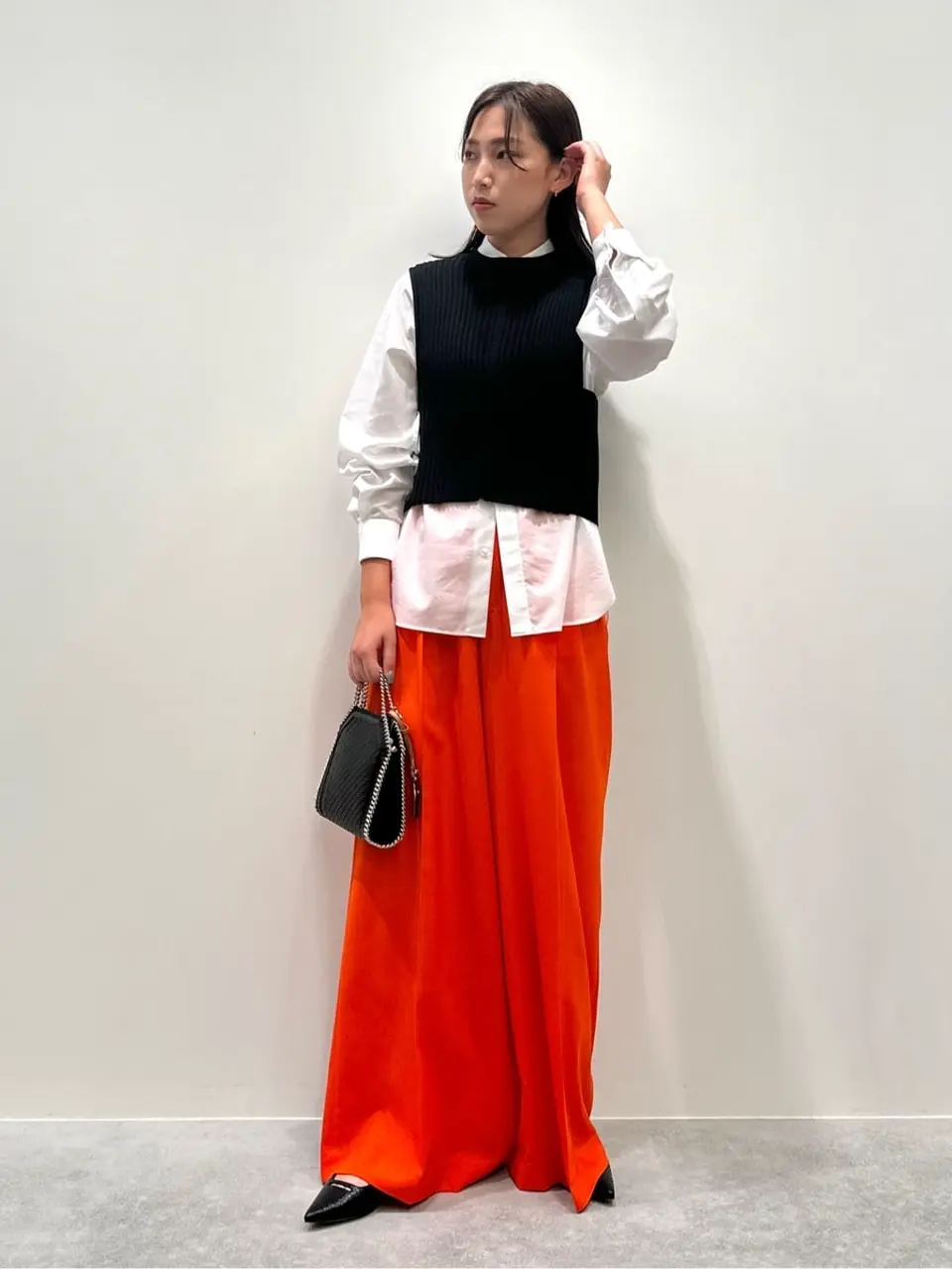 HYKE(ハイク)】 WIDE RIBBED CROPPED VEST｜PARIGOT ONLINE（パリゴ