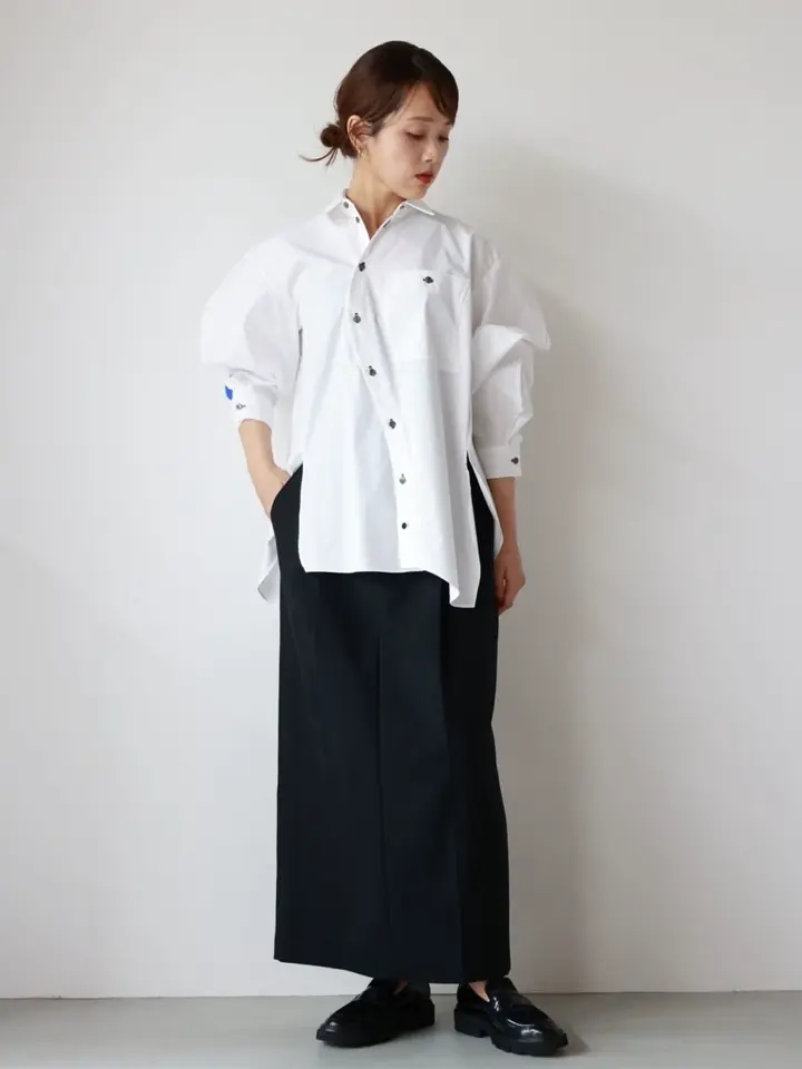 ENFOLD(エンフォルド)】 DOUBLE-WAIST SKIRT｜PARIGOT ONLINE（パリゴ 