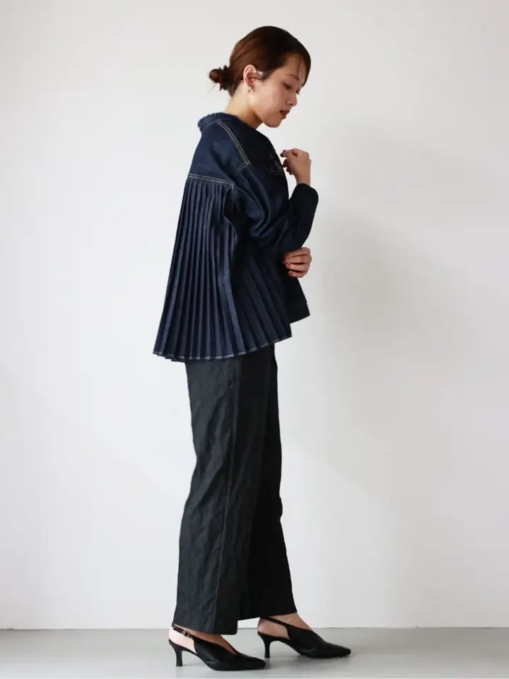 JAPAN DENIM(ジャパンデニム)】 EZUMI _ BACK PLEATS DENIM