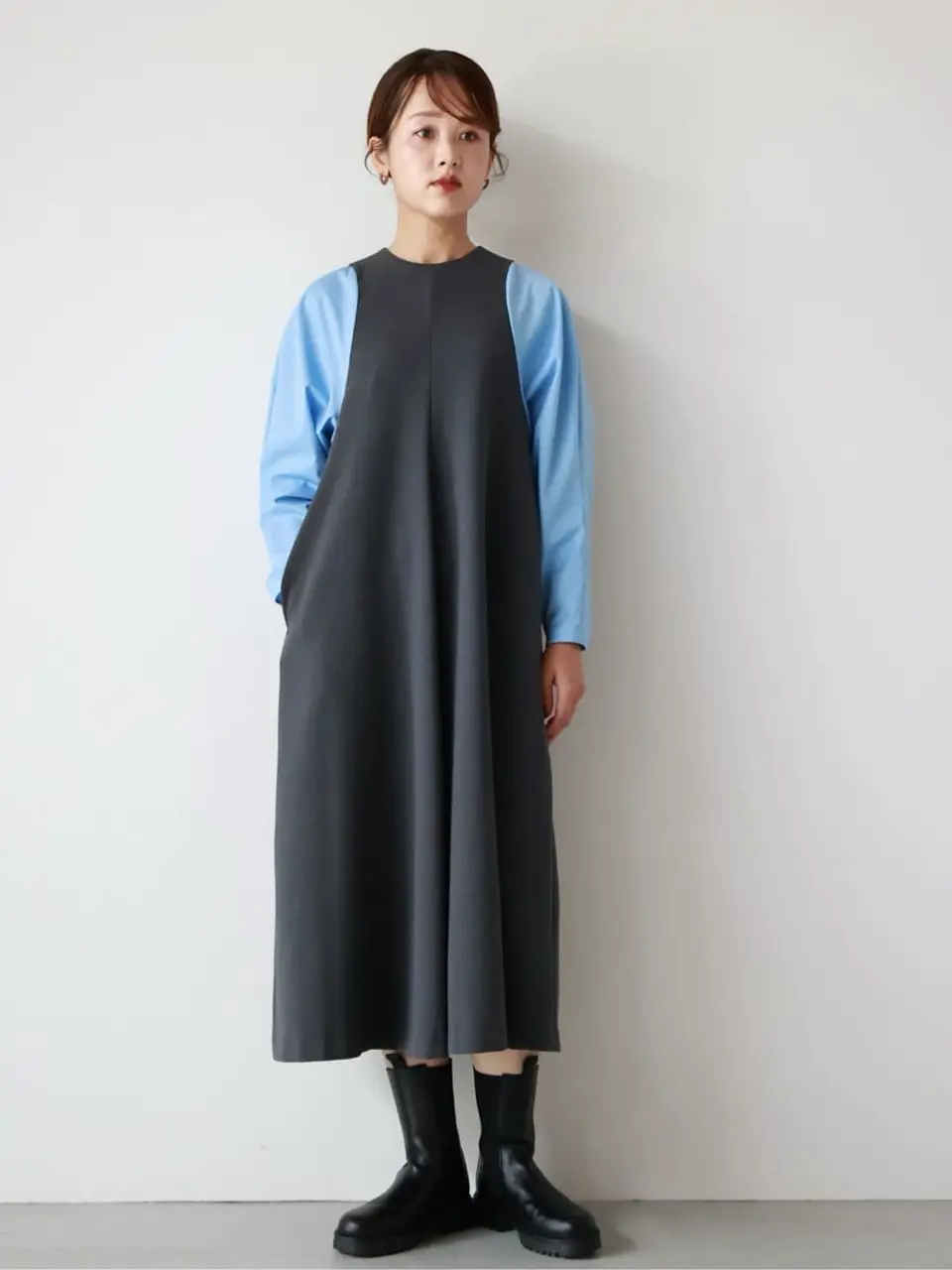 ENFOLD(エンフォルド)】 TANK-TOP LAYERED DRESS｜PARIGOT ONLINE