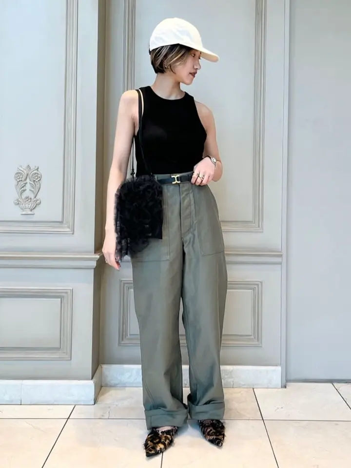 HYKE(ハイク)】 BACK SATIN BAKER PANTS｜PARIGOT ONLINE（パリゴ