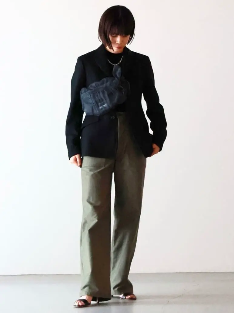 HYKE(ハイク)】 BACK SATIN BAKER PANTS｜PARIGOT ONLINE（パリゴ