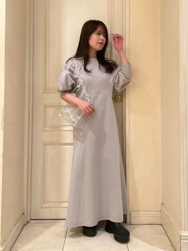 Mame Kurogouchi(マメ クロゴウチ)】 Cotton Jersey Flared Dress