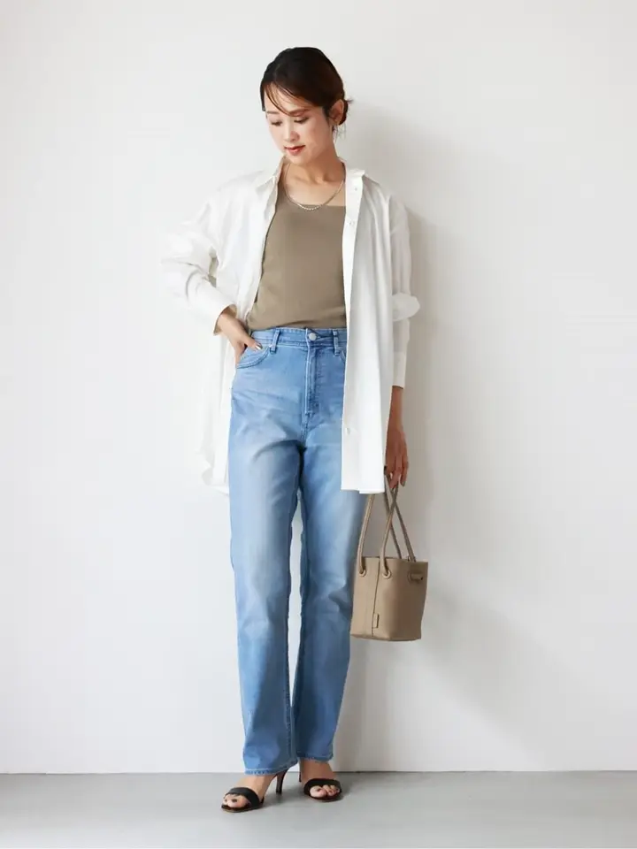 【新品未使用】YANUK LOUISE ストレートデニム　27 YANUK - 【YANUK/ヤヌーク】ストレートデニム LOUISE/ルイーズの