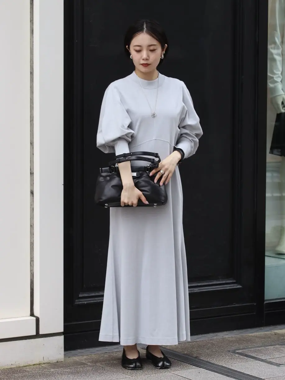 Mame Kurogouchi(マメ クロゴウチ)】 Cotton Jersey Flared