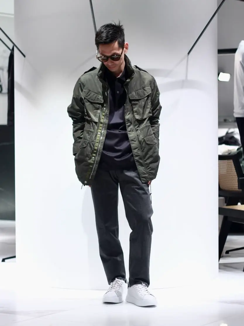 TBPR M-65MAD COW FOOTPRINT JKT 新品　 Lサイズ TATRAS(タトラス)】PARIGOT別注 M-65 FIELD JACKET｜PARIGOT