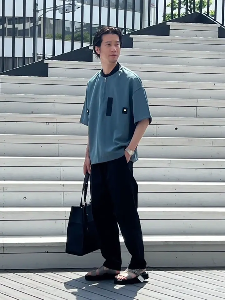 HYKE(ハイク)】 ≪GENDERLESS≫TASLAN TAPERED PANTS｜PARIGOT