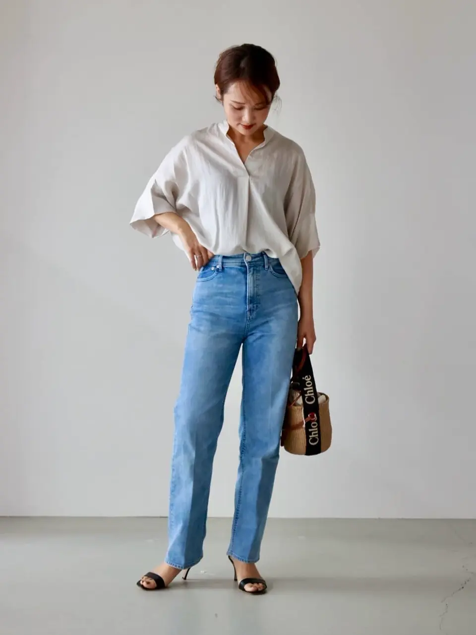 ヤヌーク lea 25inch YANUK ジーンズ デニム デニムパンツ ボーイズストレート”LEA