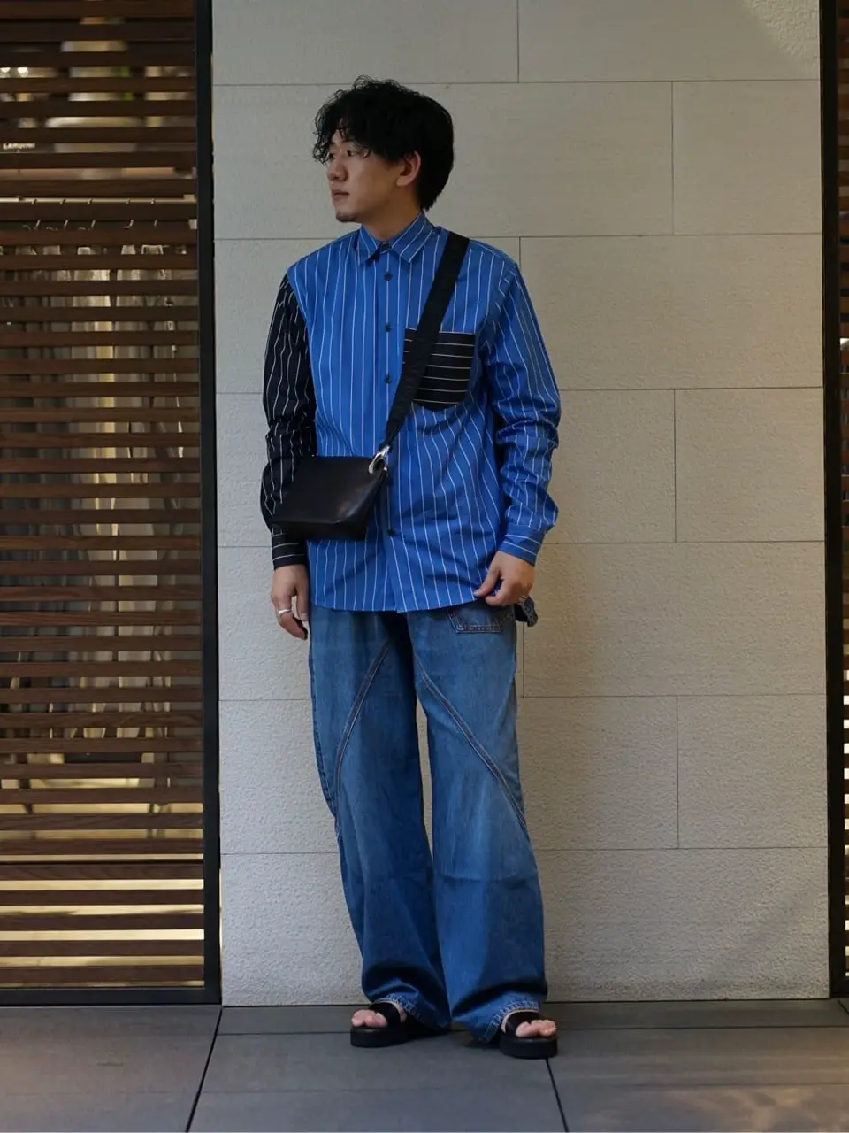 JW Anderson(ジェイダブリューアンダーソン)】 CLASSIC FIT PATCHWORK