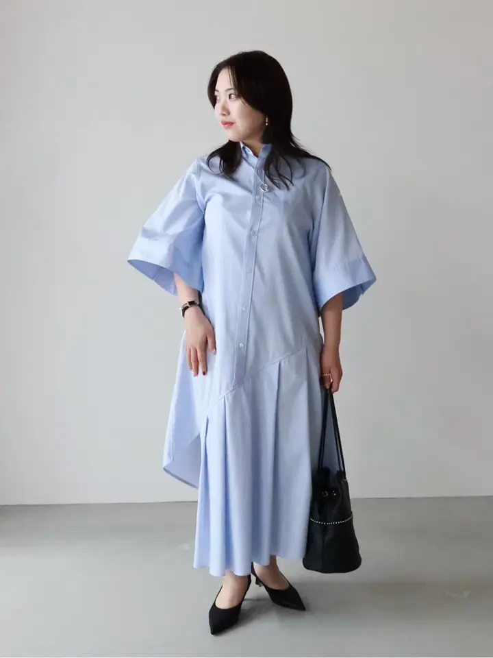 HYKE(ハイク)】 BUTTON-DOWN SHIRT DRESS｜PARIGOT ONLINE（パリゴ