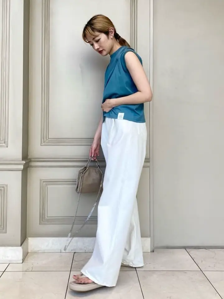 ハイク 24SS DOUBLE SHOULDER Tシャツ カットソー S 白 HYKE - ハイク 24SS DOUBLE SHOULDER Tシャツ カットソー S 白の通販
