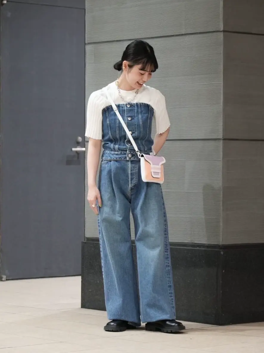 HYKE(ハイク)】 DENIM WIDE LEG JEANS｜PARIGOT ONLINE（パリゴ