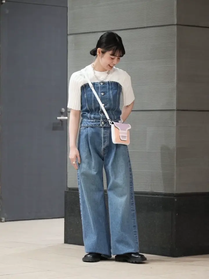 HYKE(ハイク)】 DENIM WIDE LEG JEANS｜PARIGOT ONLINE（パリゴ