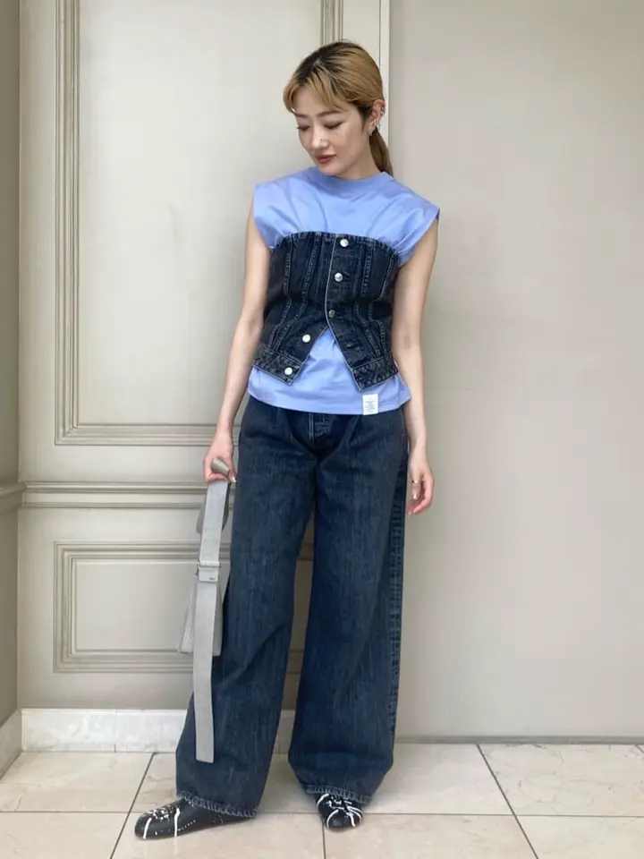 HYKE(ハイク)】 DENIM WIDE LEG JEANS｜PARIGOT ONLINE（パリゴ