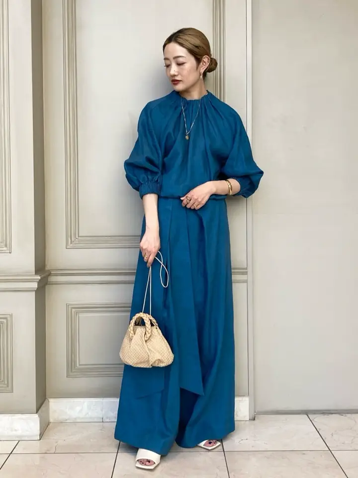 HYKE(ハイク)】 LINEN SHIRRED TOP｜PARIGOT ONLINE（パリゴオンライン）