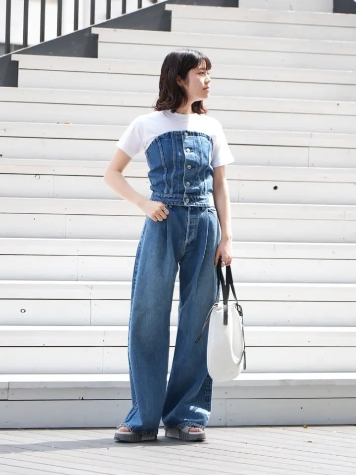 HYKE(ハイク)】 DENIM WIDE LEG JEANS｜PARIGOT ONLINE（パリゴ