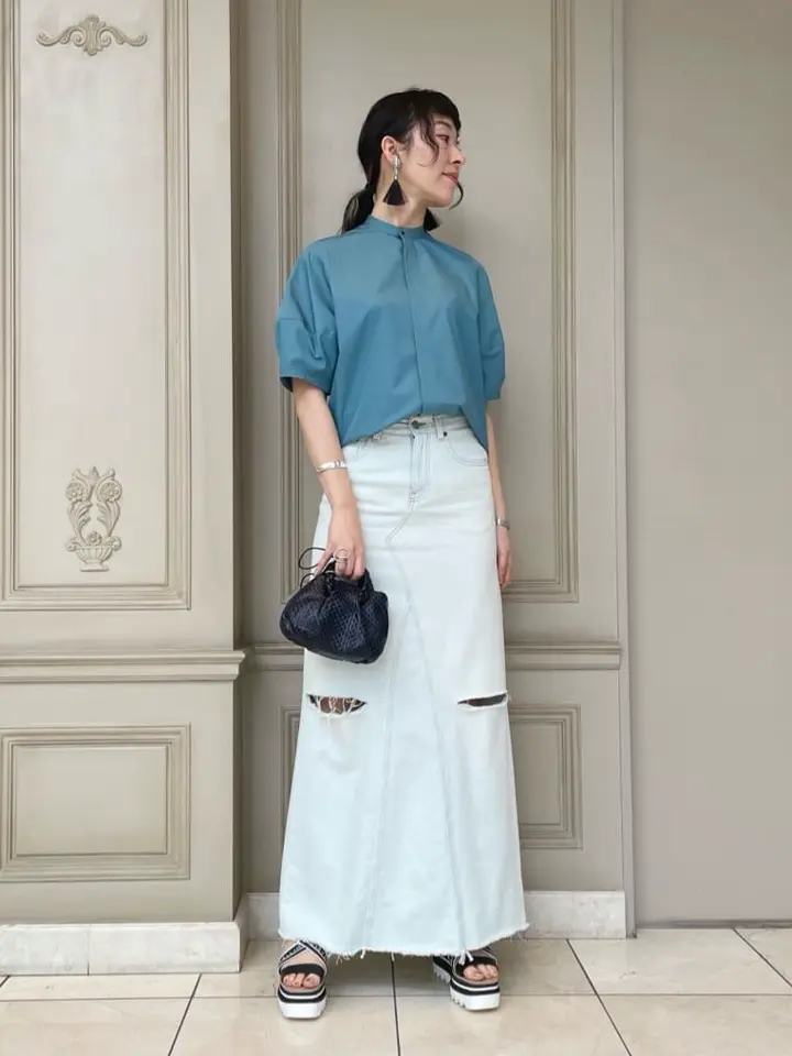 HYKE(ハイク)】 T/C BALLOON SLEEVE BLOUSE｜PARIGOT ONLINE（パリゴ