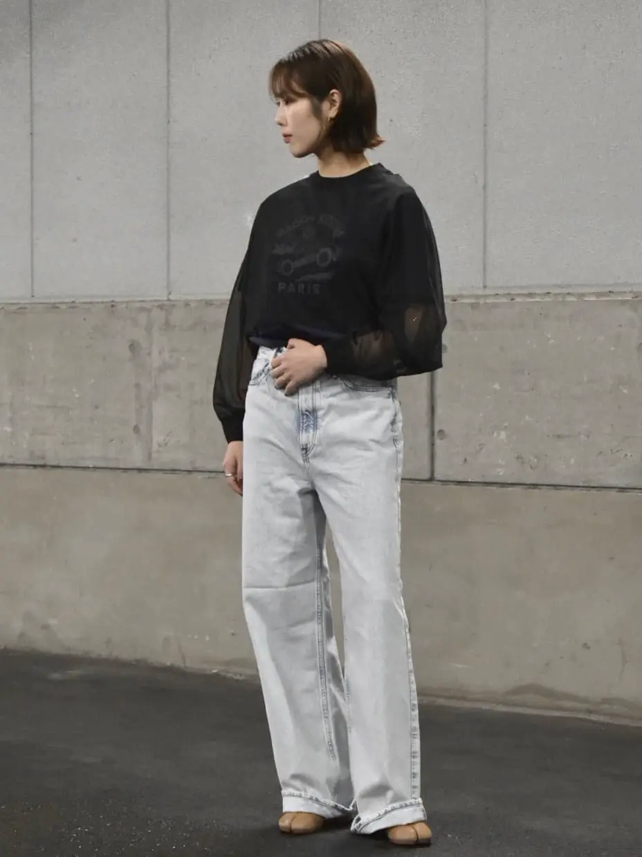 HYKE(ハイク)】 SHEER SWEATER PONCHO｜PARIGOT ONLINE（パリゴ