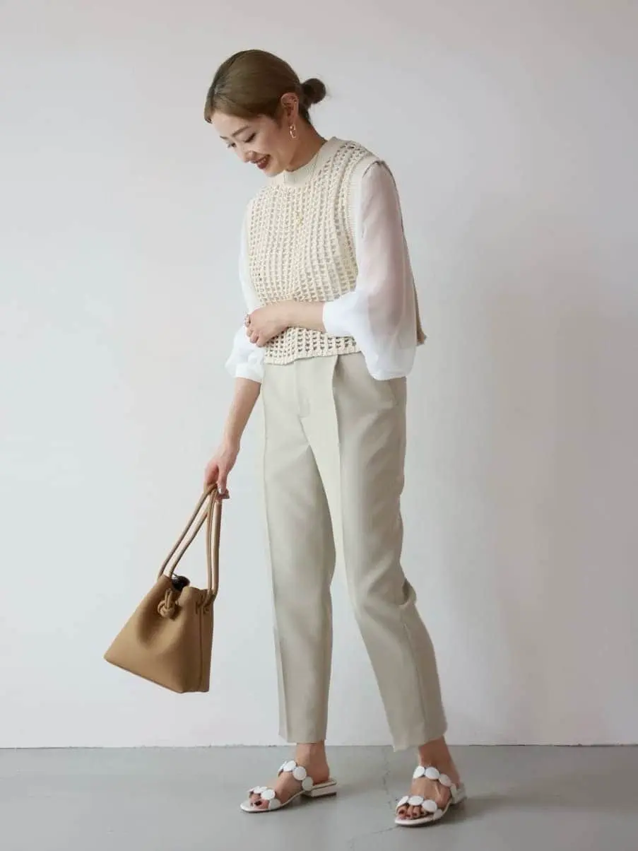 HYKE　CROCHETED CROPPED SWEATER TOP HYKE(ハイク)】 CROCHETED CROPPED SWEATER TOP｜PARIGOT ONLINE