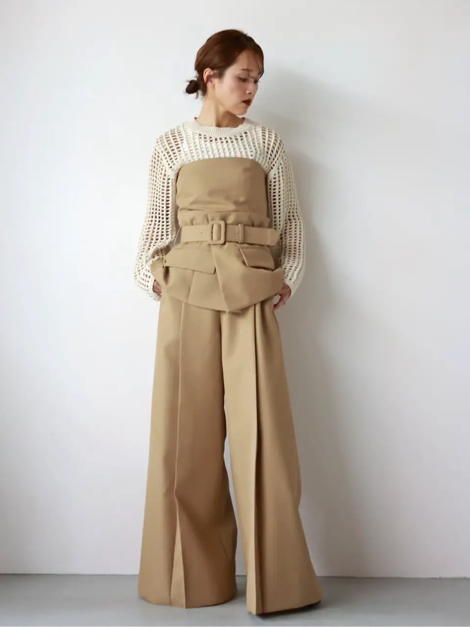 HYKE(ハイク)】 CROCHETED SWEATER｜PARIGOT ONLINE（パリゴオンライン）