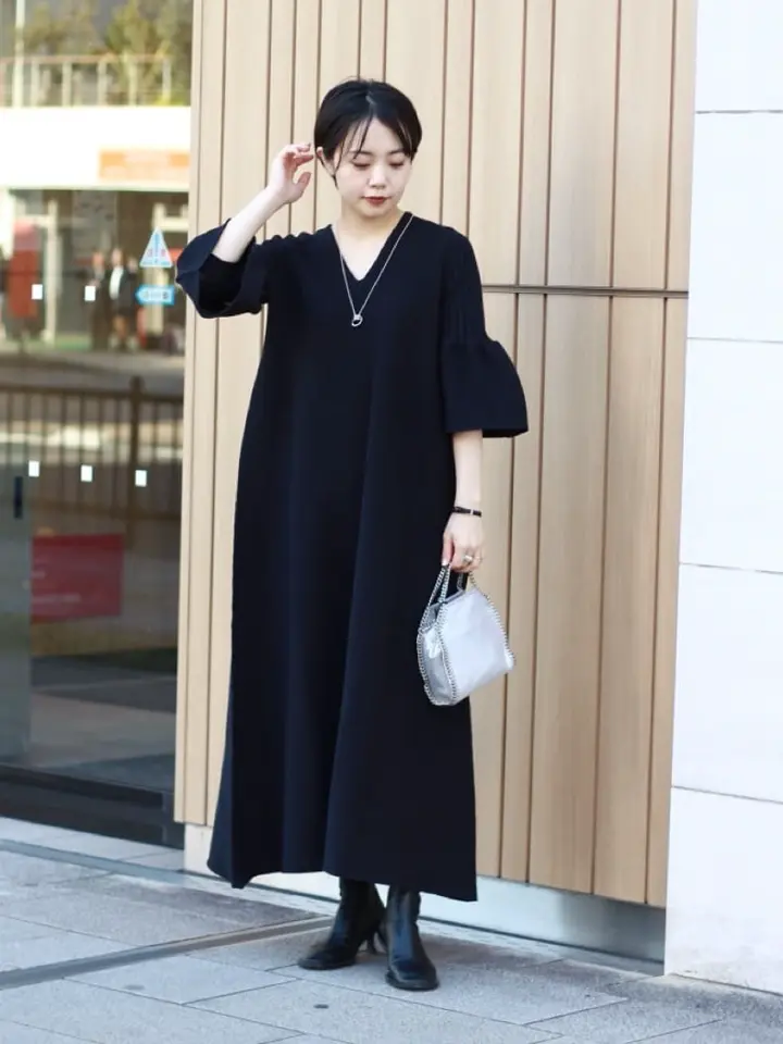 CFCL ワンピース　ブラック CFCL ワンピース ブラック CFCL(シーエフシーエル)の通販 - Seltie