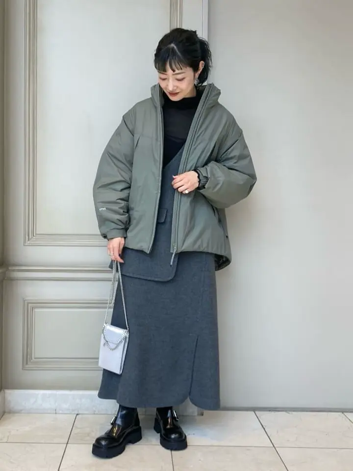 ENFOLD(エンフォルド)】 ONE-SHOULDER POCKET SKIRT｜PARIGOT ONLINE