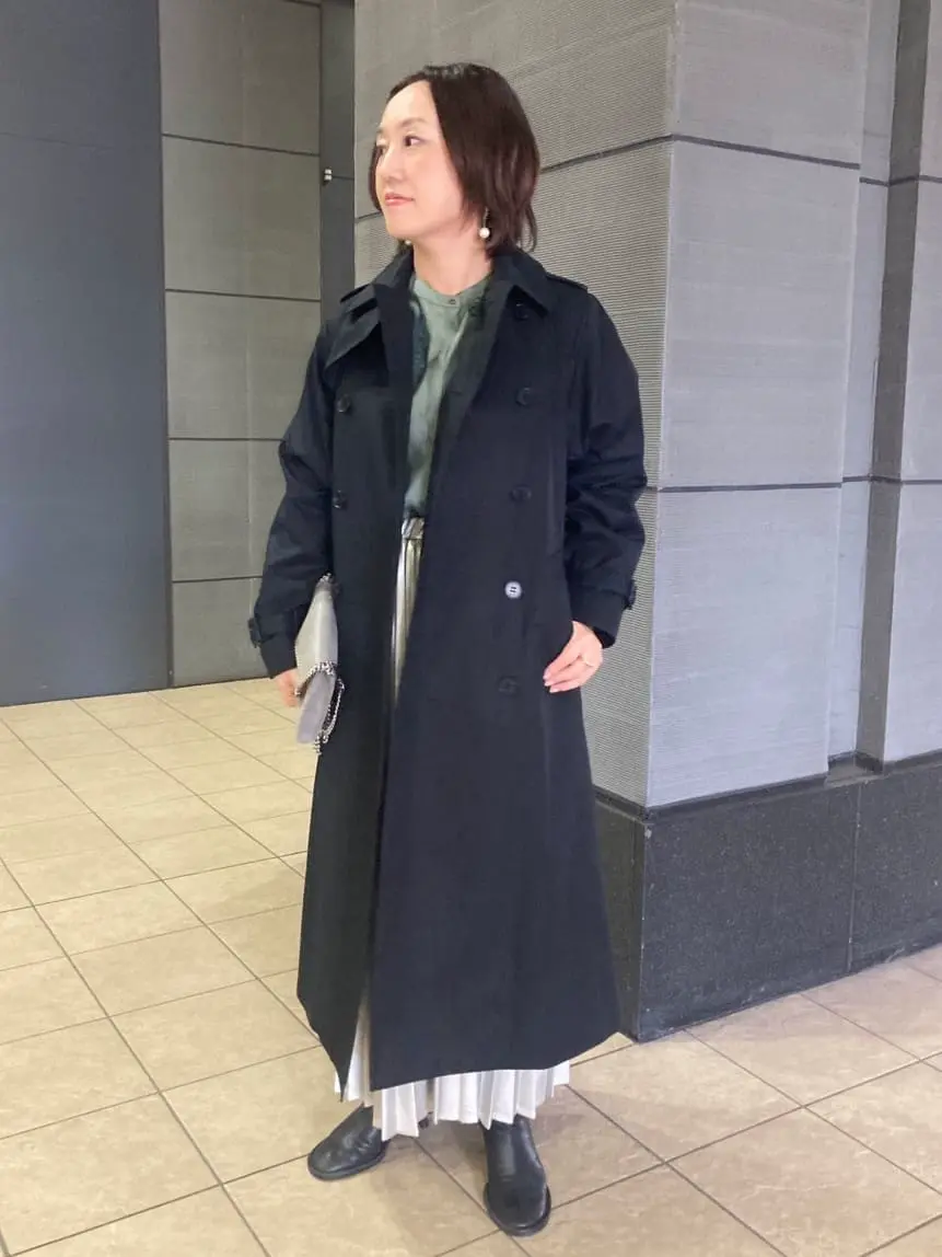 【ほぼ新品・12/15迄】HYKE ハイク ロングピーコート ブラック サイズ1 楽天市場】hyke ピーコートの通販