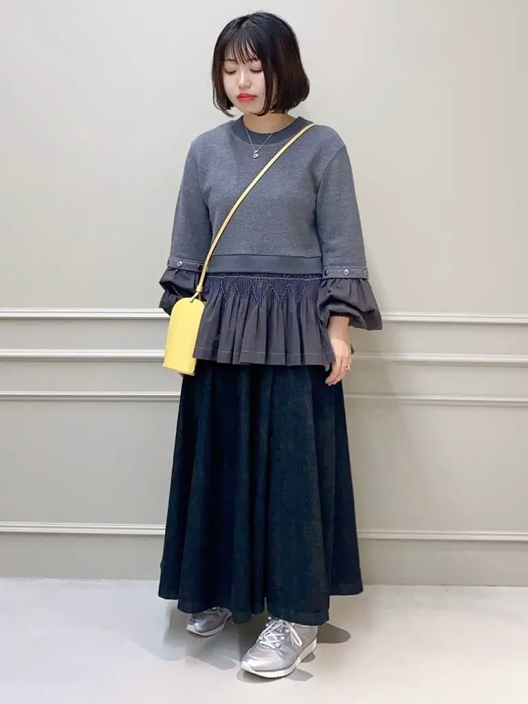 JAPAN DENIM(ジャパンデニム)】 PIPING FLARE SKIRT｜PARIGOT ONLINE
