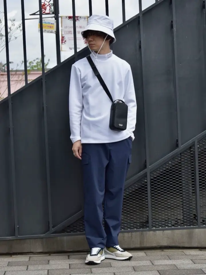 A.P.C. GOLF(アーペーセーゴルフ)】 モックネックロングスリーブシャツ