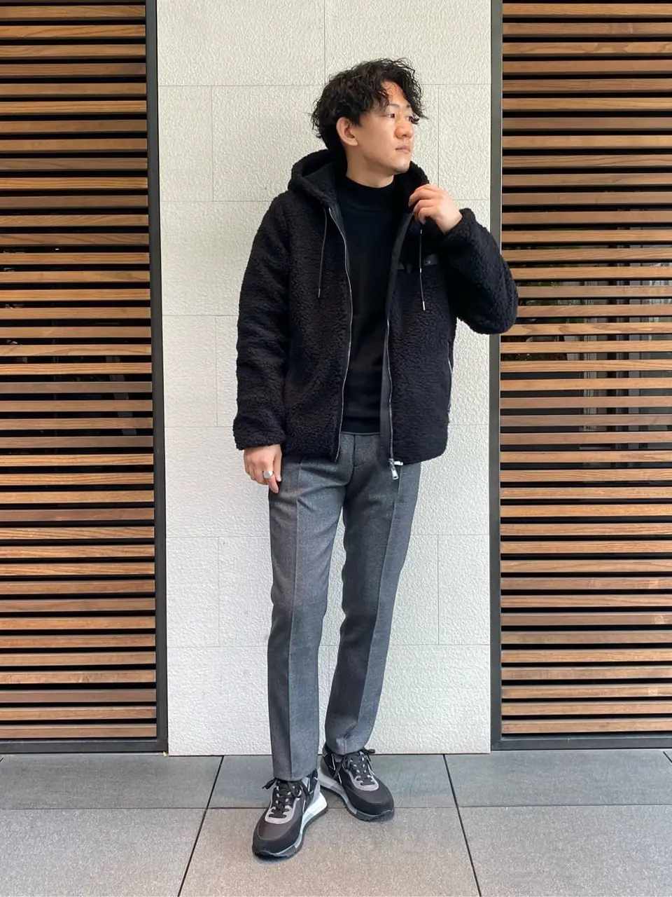 TATRAS(タトラス)】DOMAGIO ドマージオ ボアフーデットブルゾン