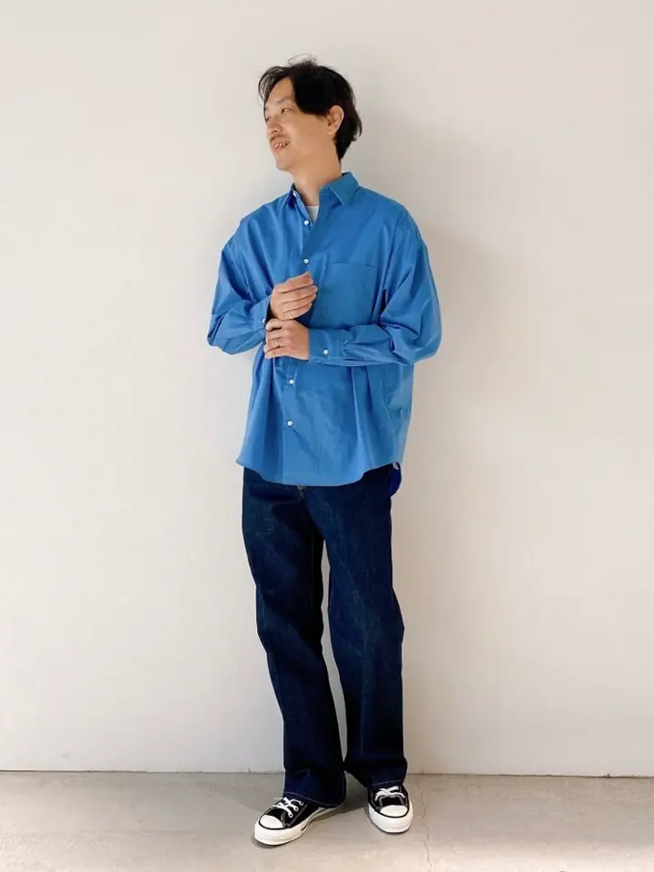 JAPAN DENIM(ジャパンデニム)】 MARKAWARE _ CENTER PRESS STRAIGHT