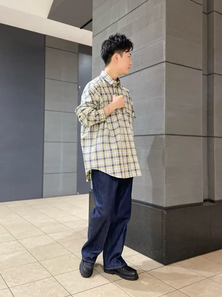 JAPAN DENIM(ジャパンデニム)】 MARKAWARE _ CENTER PRESS STRAIGHT