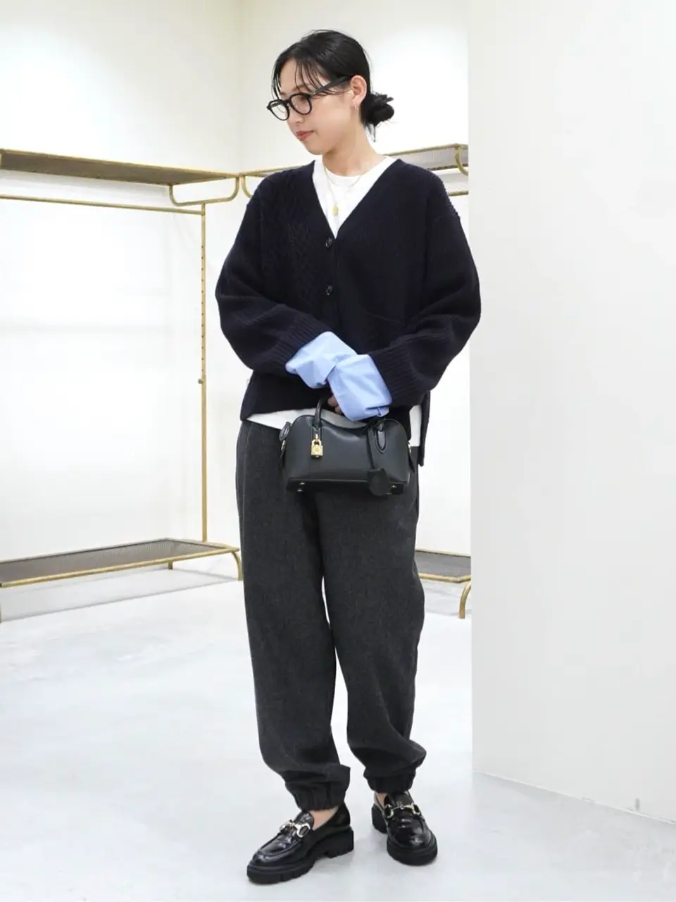 3.1 Phillip Lim(スリーワン フィリップリム)】 CABLE MIX BOYFRIEND