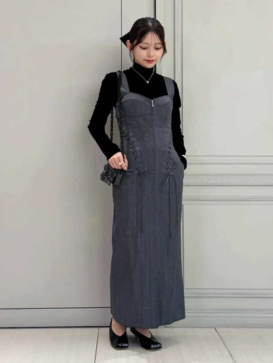 FETICO(フェティコ)】 VELVET TULLE TURTLENECK BODYSUIT｜PARIGOT