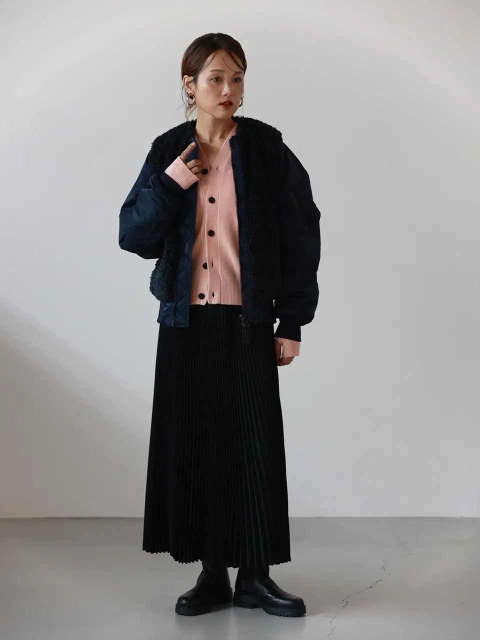 当店在庫限り HYKE プリーツスカート LAWN PLTS SK 【公式通販】