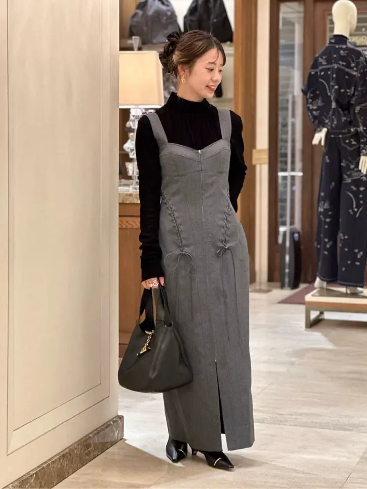 FETICO(フェティコ)】 VELVET TULLE TURTLENECK BODYSUIT｜PARIGOT