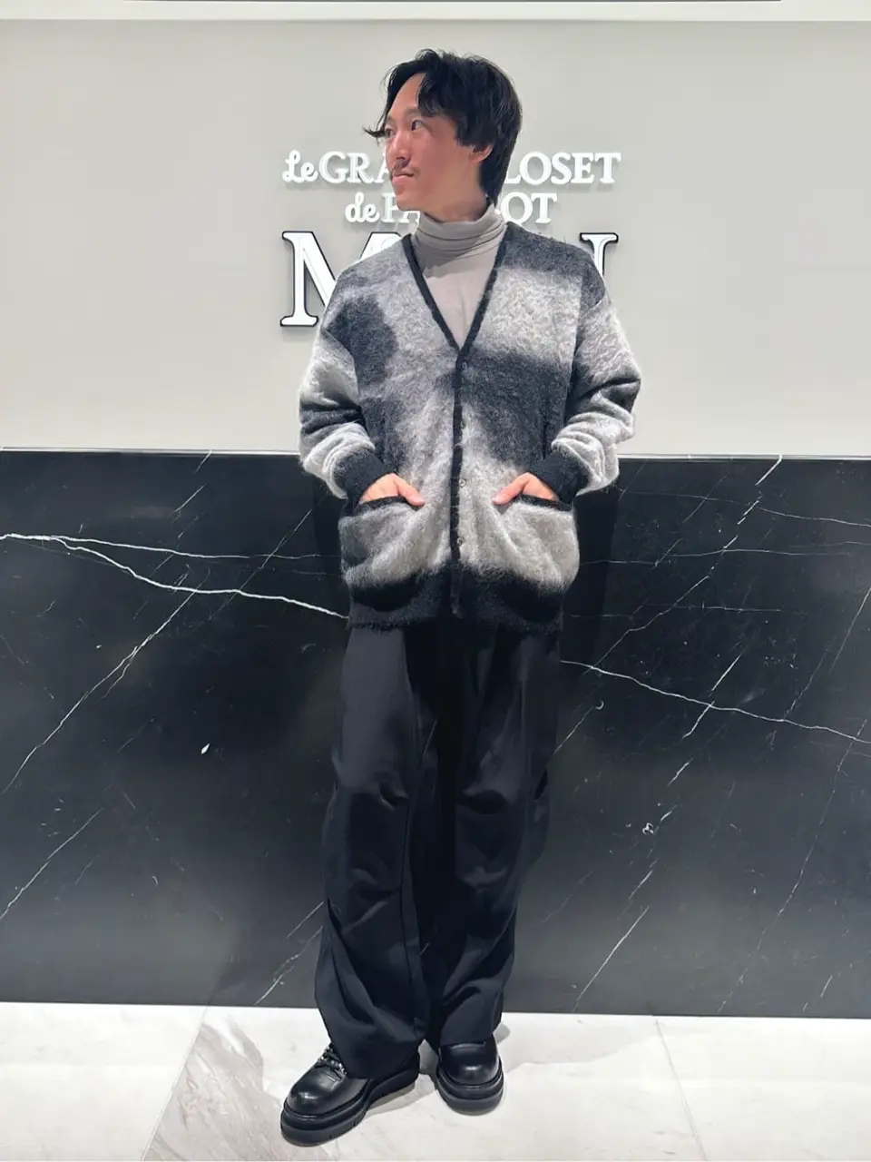 【美品】PARIGOT ポンチョコート ネイビー 美品】PARIGOT ポンチョコート ネイビー 美品】PARIGOT ポンチョ