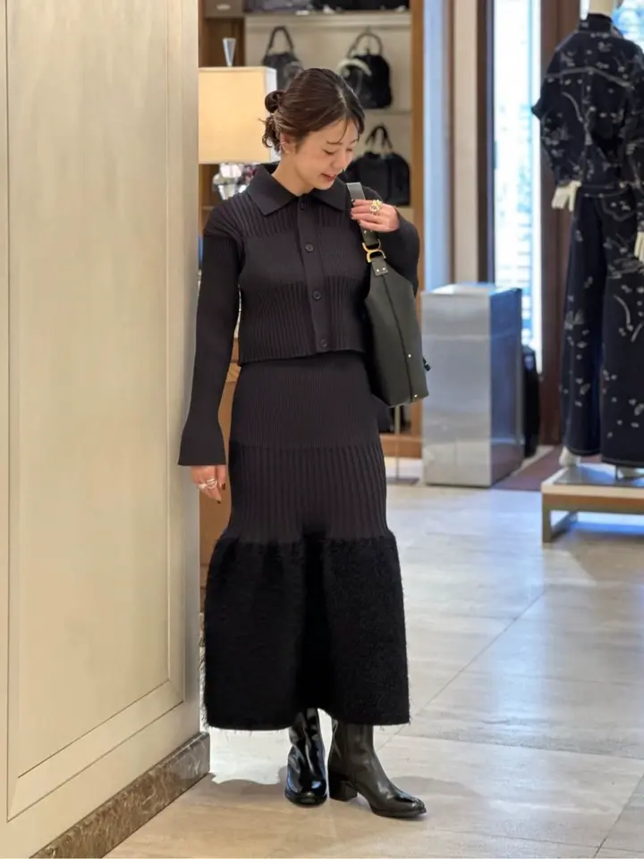 Time sale 去年のCfclのラメモコモコバルーンスカート CFCL(シーエフシーエル)】 FLUTED PILE GLITTER MERMAID SKIRT