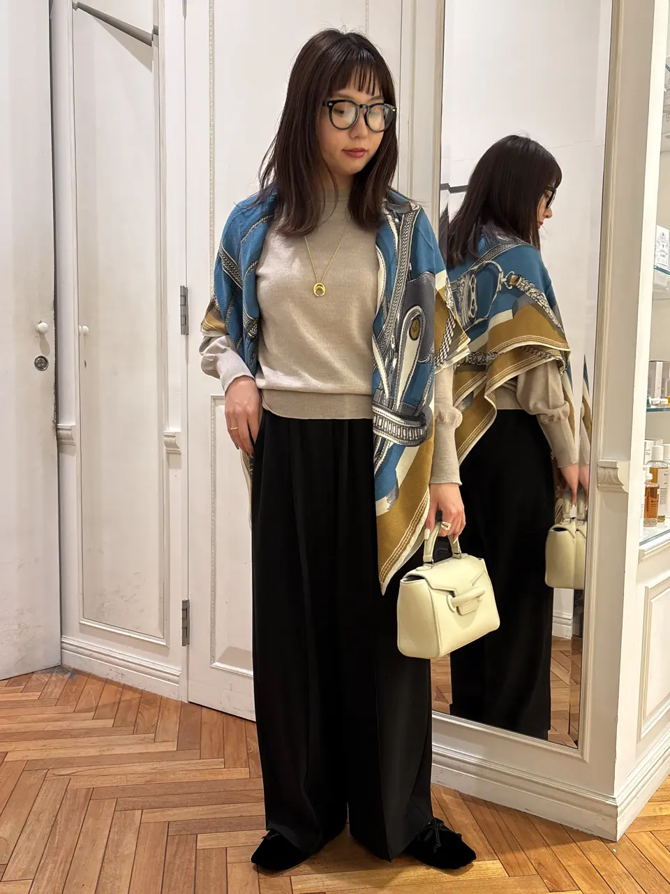 新品　定価31,900円　パリゴ　メリノウール　ケーブル編み　ニット　セーター セール】『WEB限定』『XLサイズあり』メリノウールケーブルニット